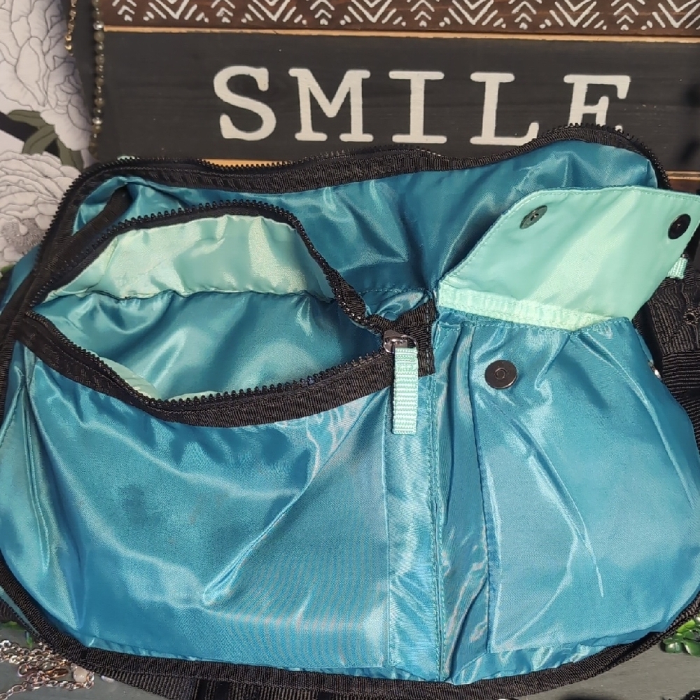 Mint & Teal Explorista Retired Stroller Bag By Thirty-one - Picture 11 of 11